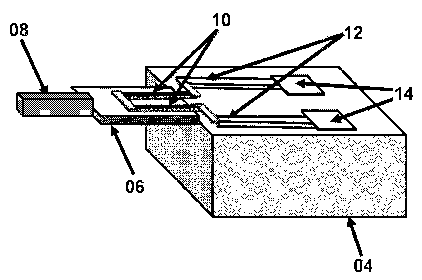 Piezoresistive cantilever based nanoflow and viscosity sensor for microchannels