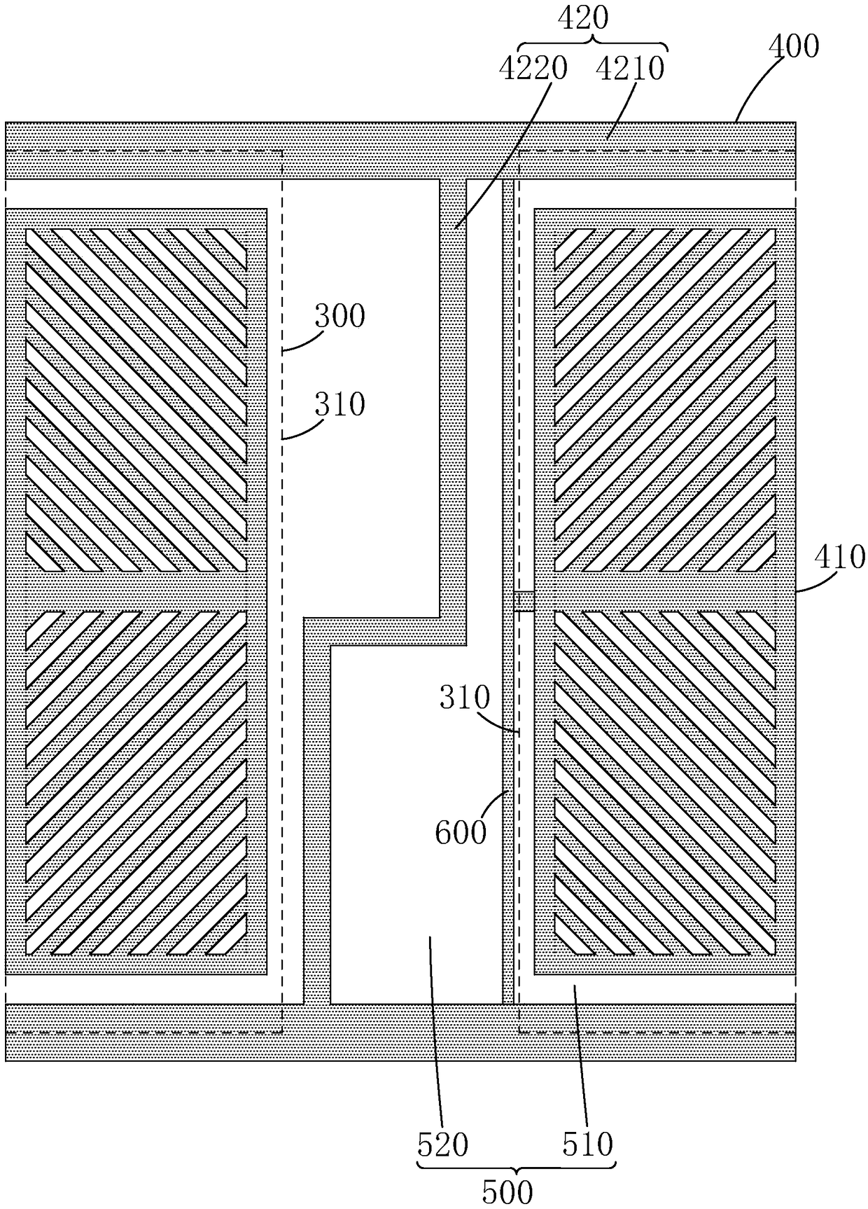 COA-type array substrate