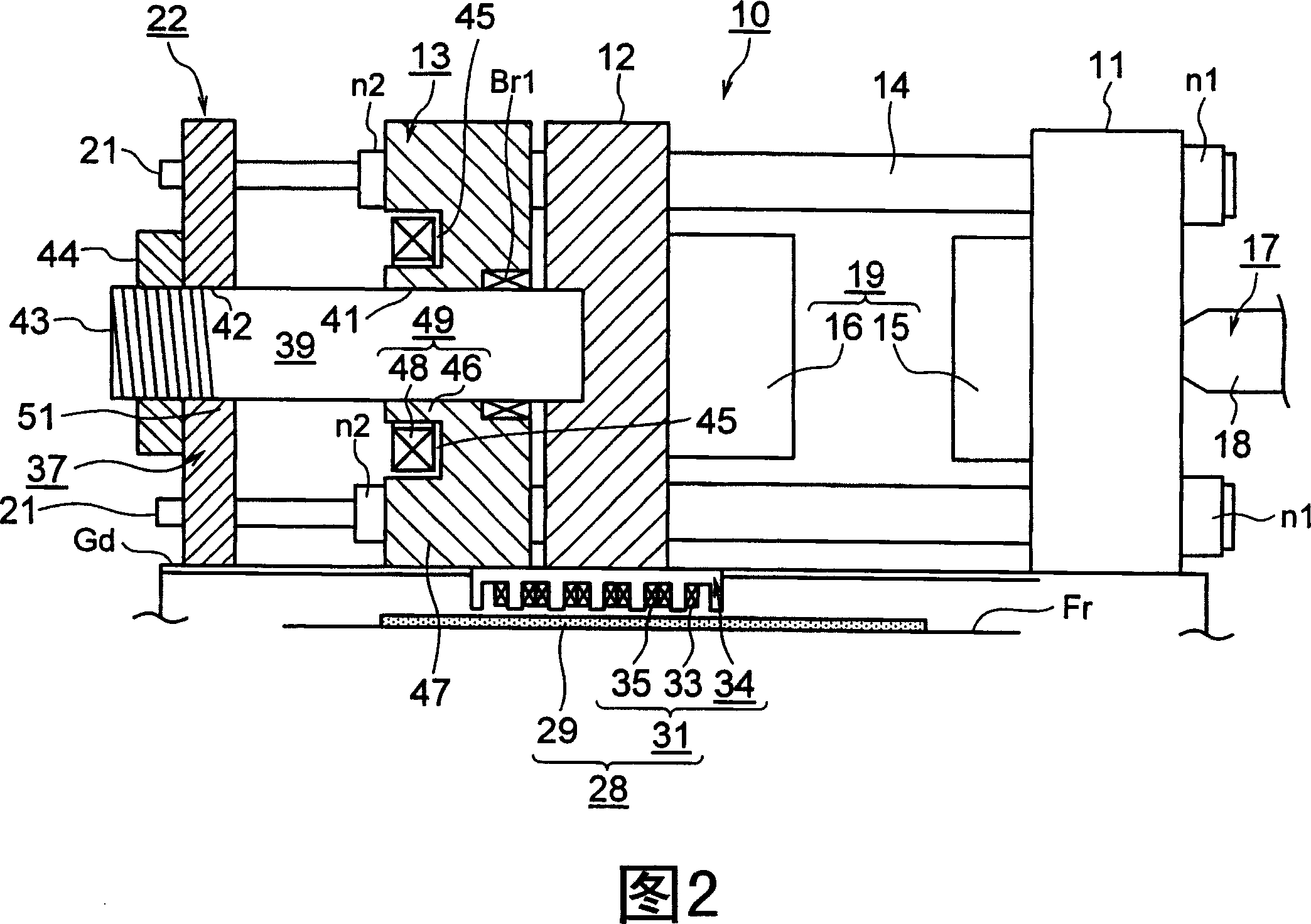 Mold clamping device and mold thickness adjusting method