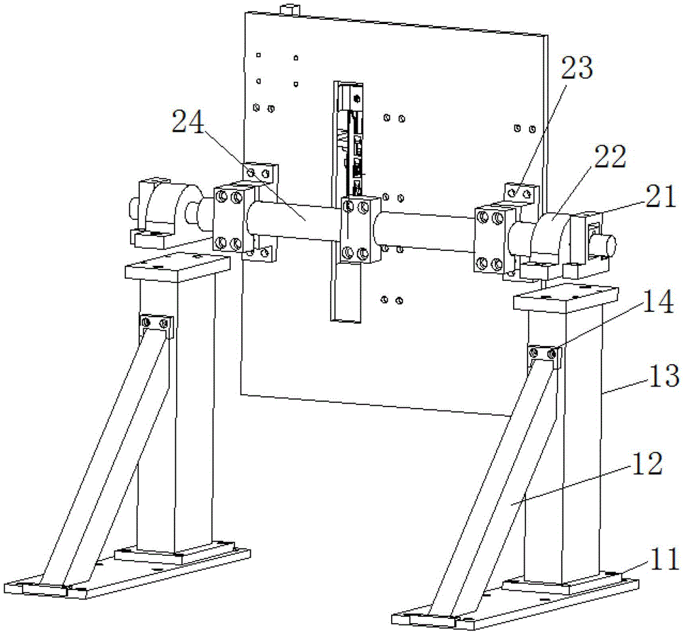 Test detecting device with safety belt height adjuster and detecting method for test detecting device