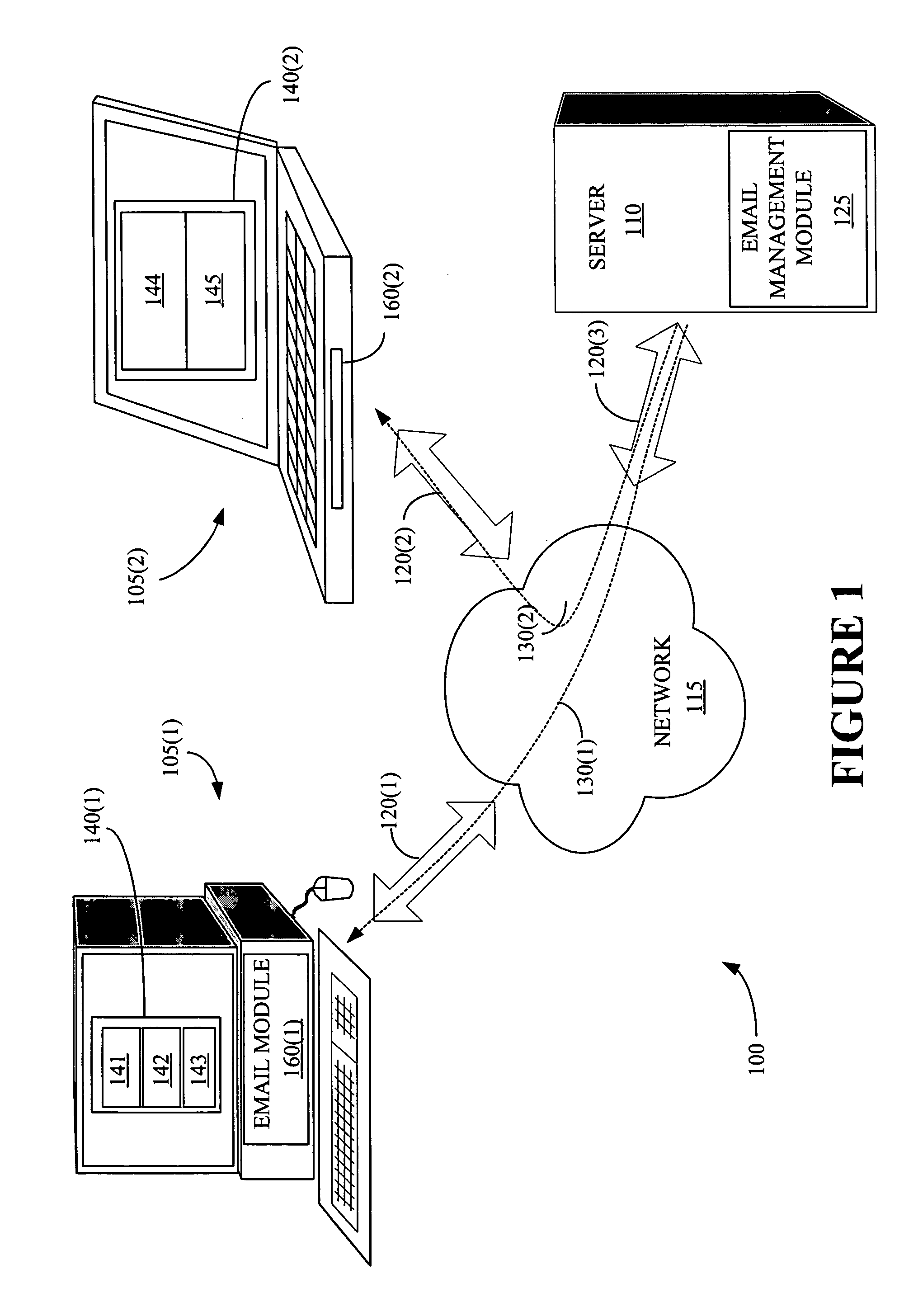 Providing a portion of an electronic mail message based upon a transfer rate and a message size