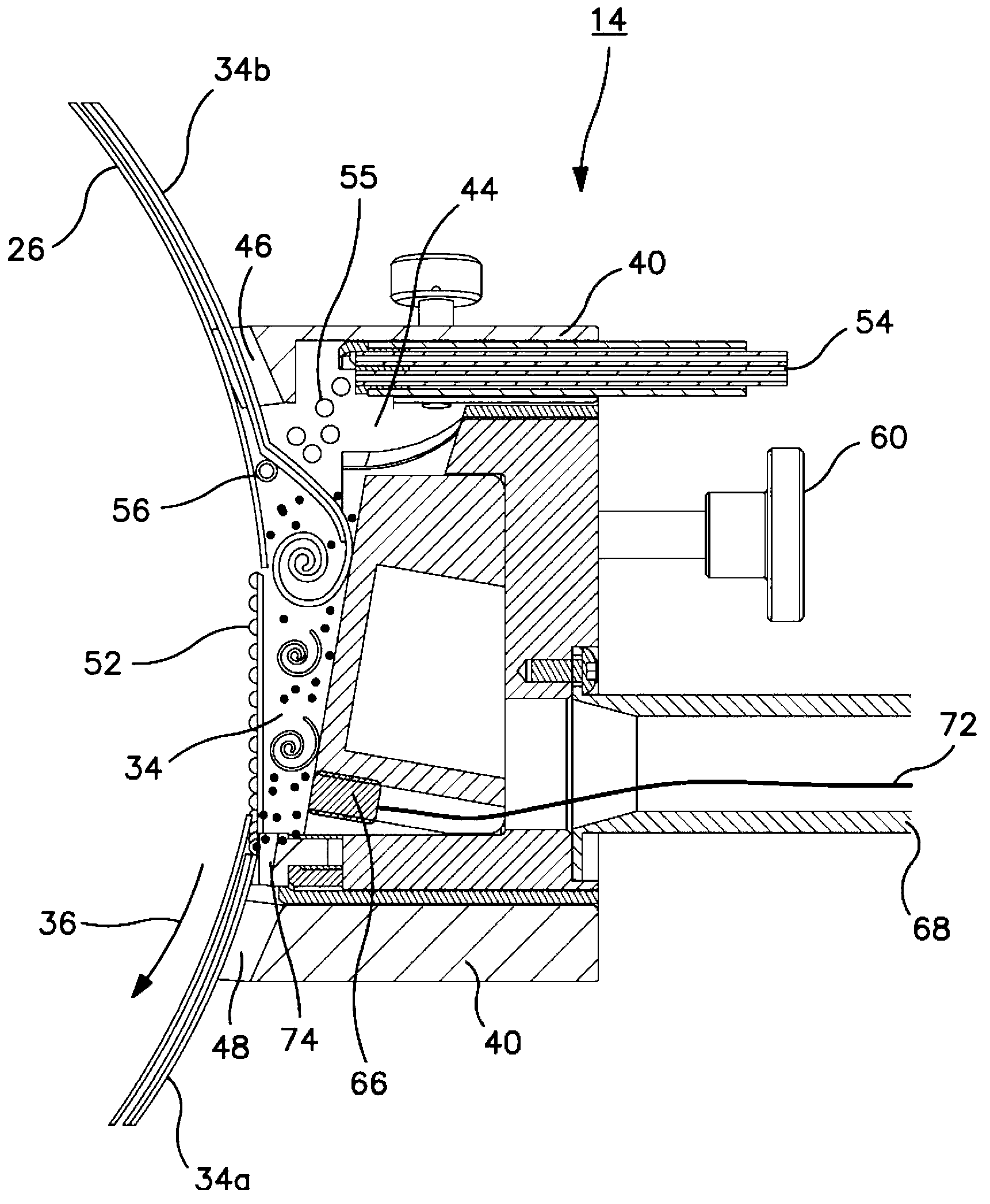 System for magnetorheological finishing of substrates