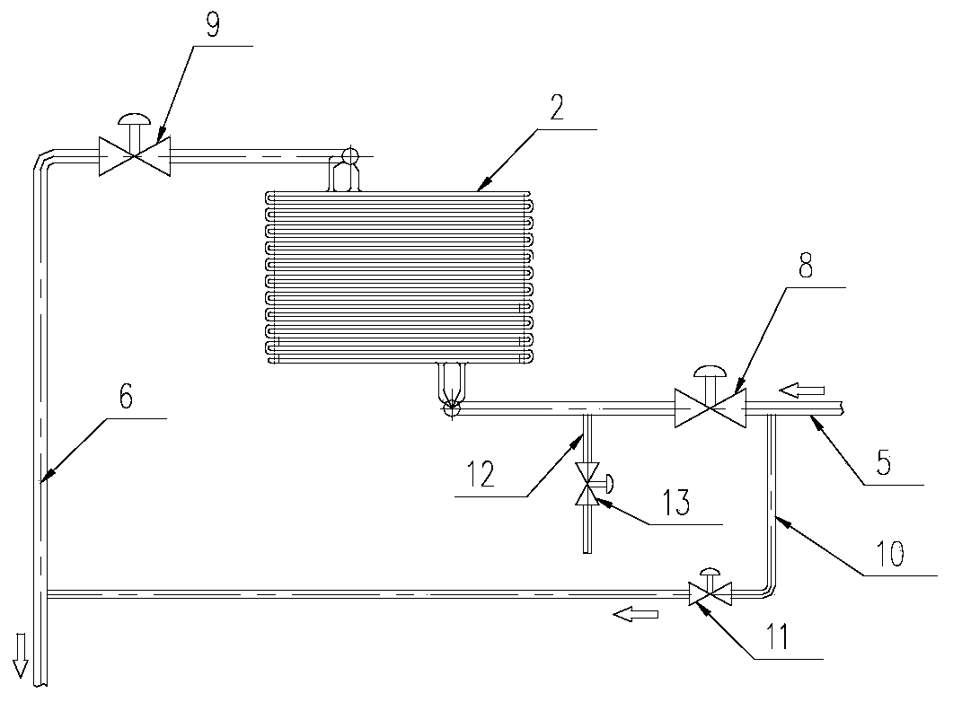 Large pulverized coal boiler ultralow-load coal economizer switching bypass system