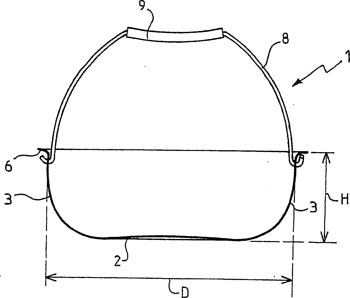 Food cooking basket for pressure cooker, pressure cooker for receiving cooking basket and method for making a cooking basket by swaging