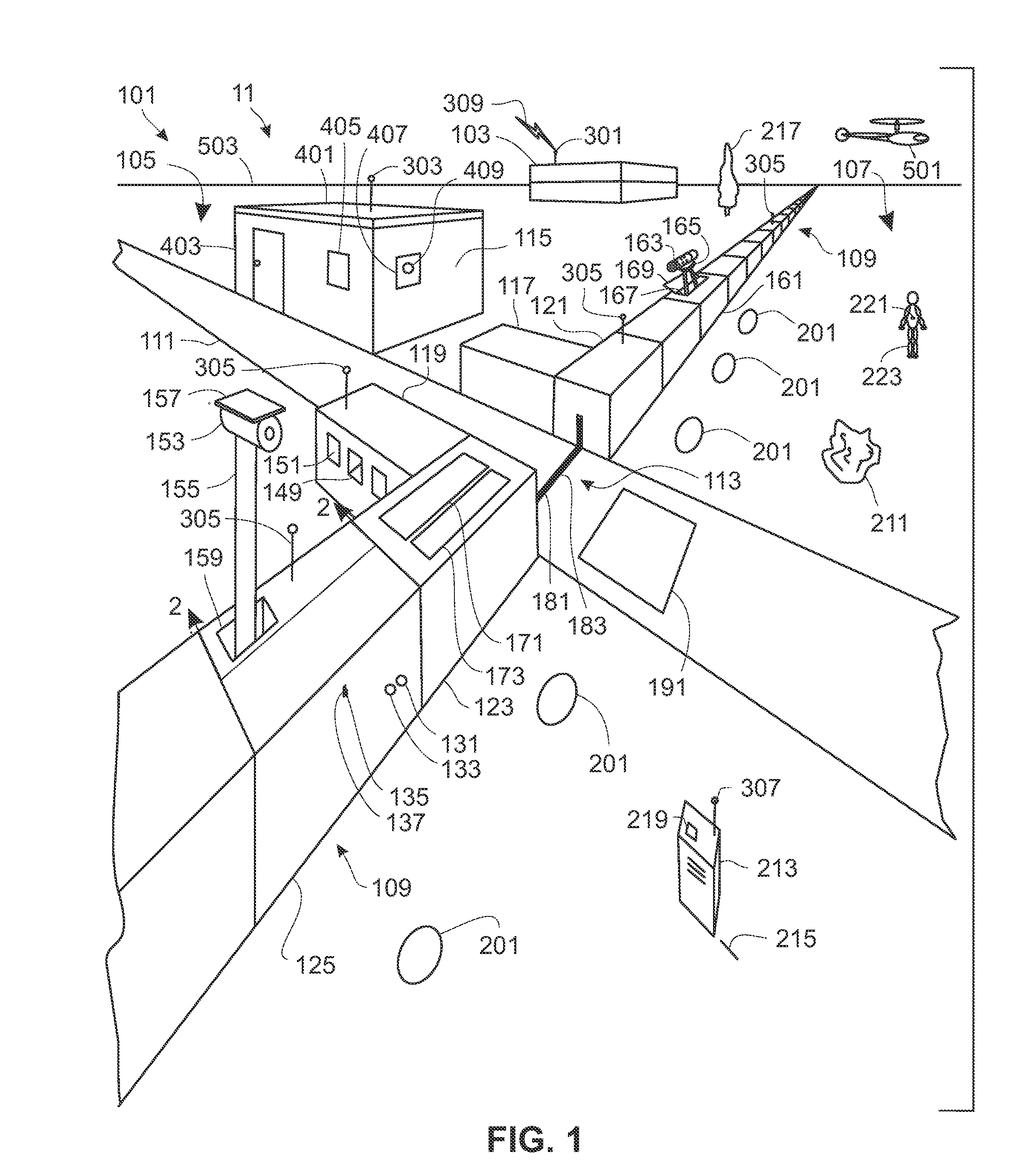 Autonomous and federated sensory subsystems and networks for security systems