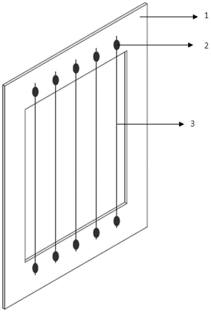 Test method for interfacial bonding strength of ceramic fiber reinforced resin matrix composites