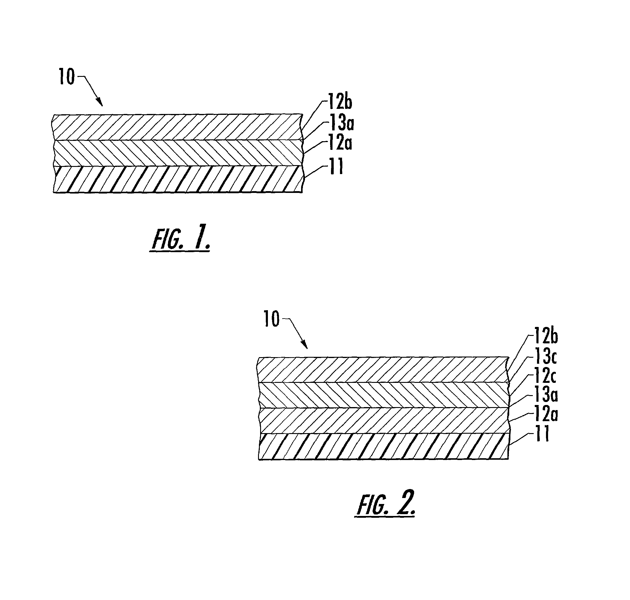 Formable bright film having discontinuous metallic layers