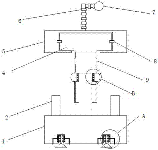 LED lamp capable of being disassembled, moved and lifted