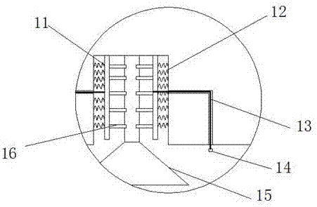 LED lamp capable of being disassembled, moved and lifted