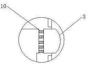 LED lamp capable of being disassembled, moved and lifted