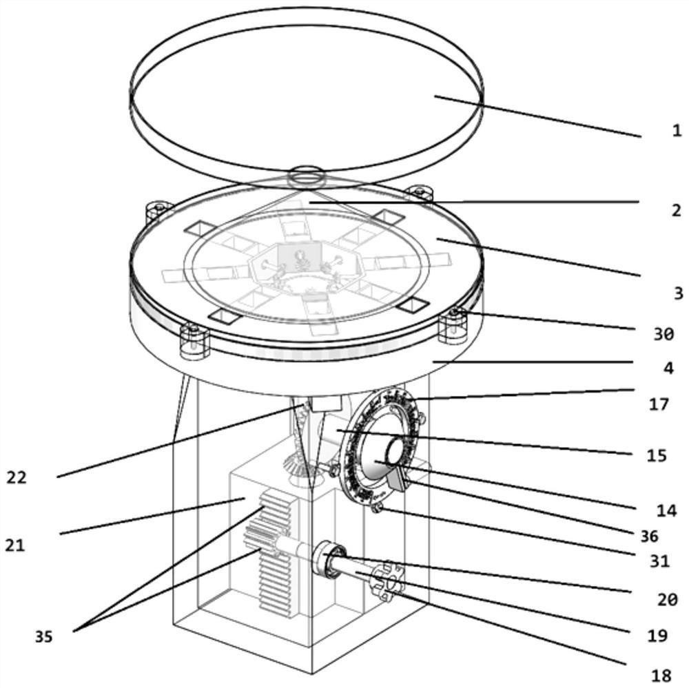 A Rotary Adjustable Cup Metering Mechanism