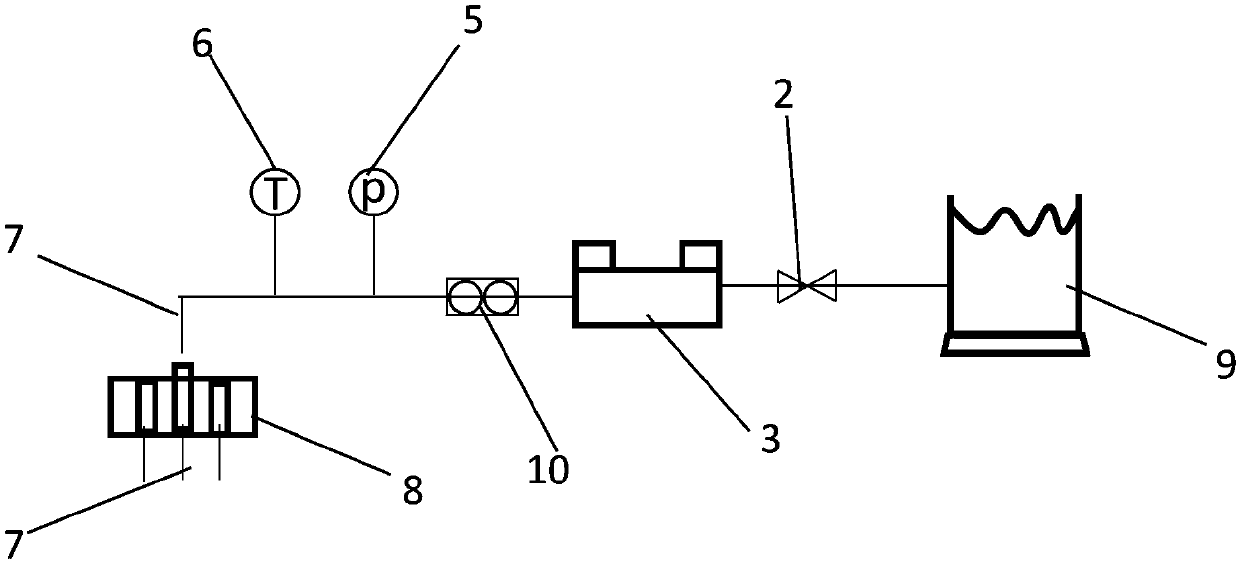 Experimental facility for simulating natural gas hydrate horizontal well fracturing