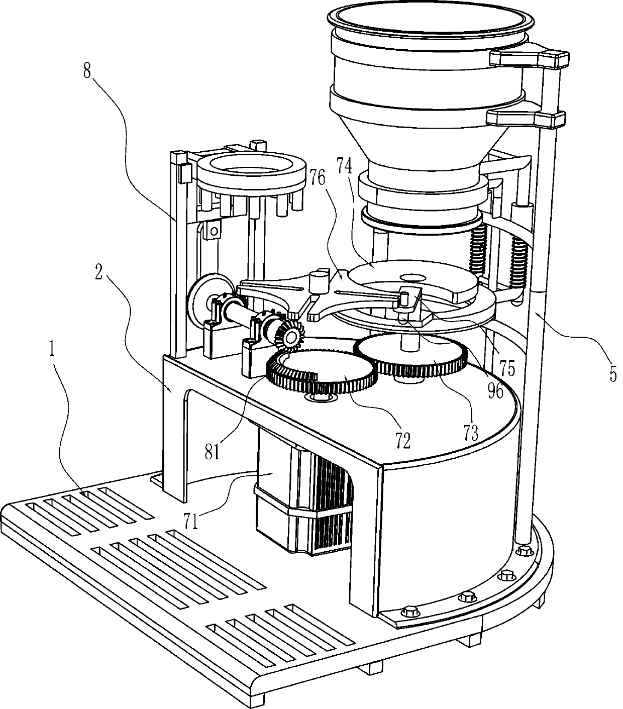 Medicine tablet forming equipment