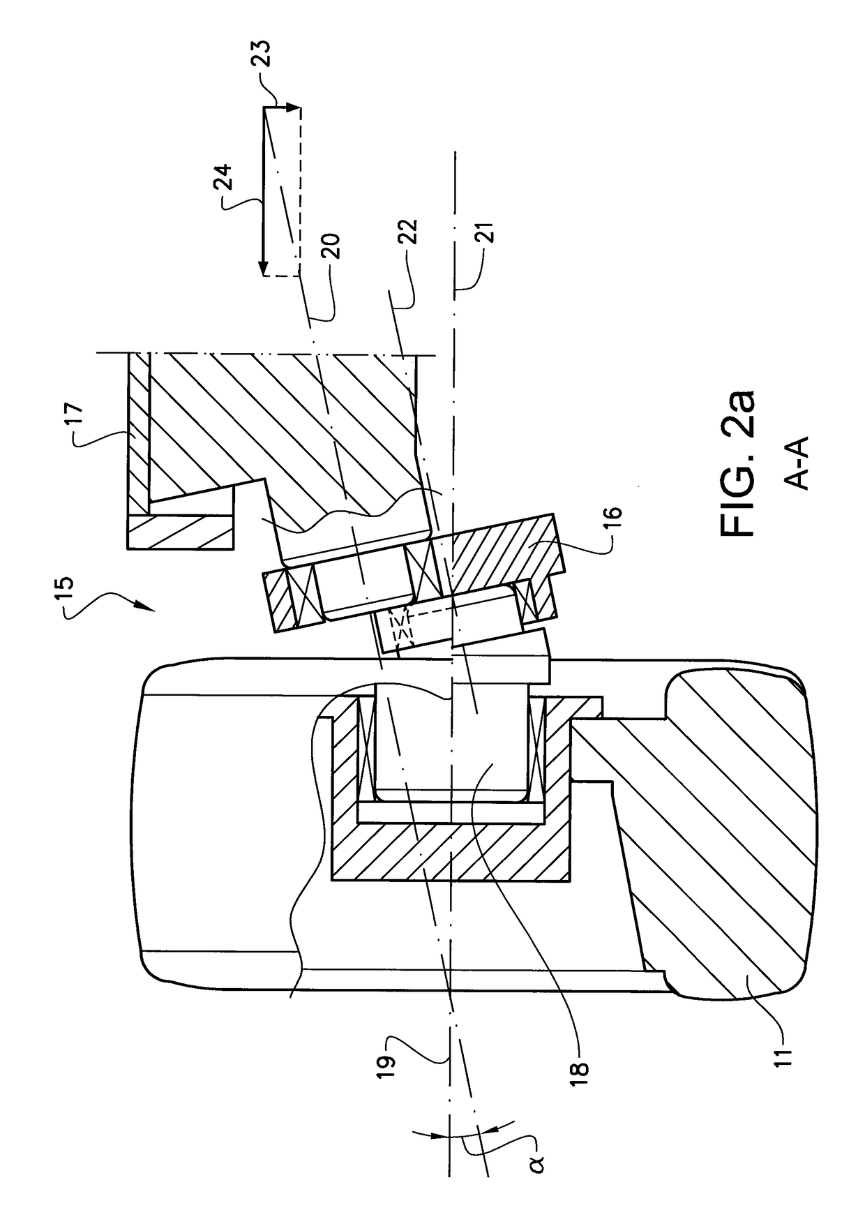 Wheel suspension device