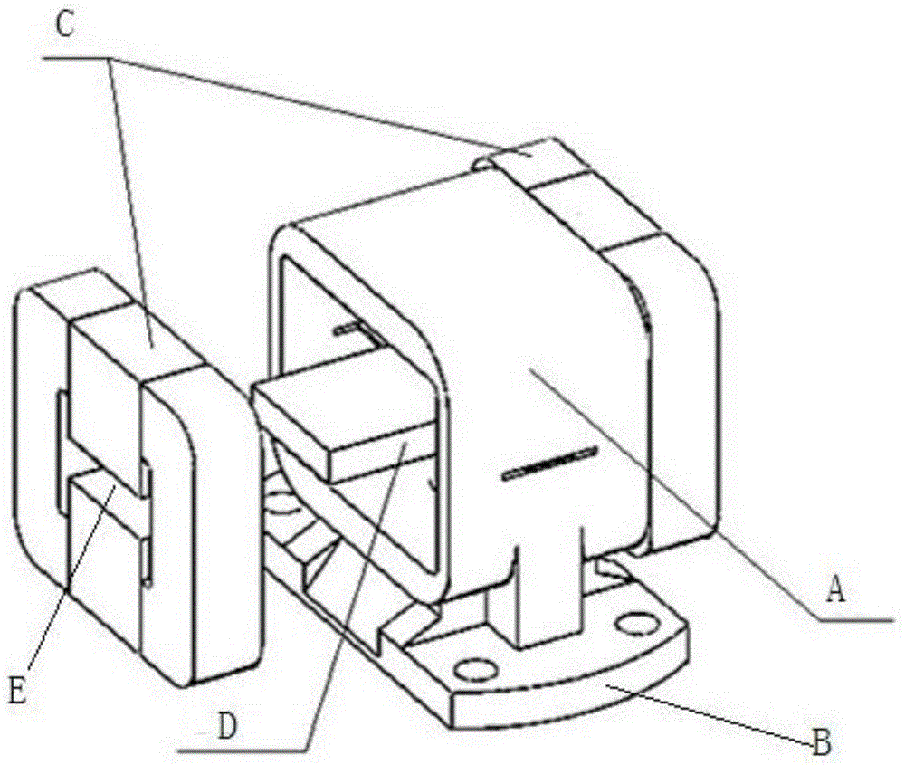 Positioning tool clamp for precision box-shaped sensor welding and using method of positioning tool clamp for precision box-shaped sensor welding