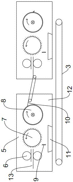 Waste cloth regenerating and reusing device and recycling method thereof