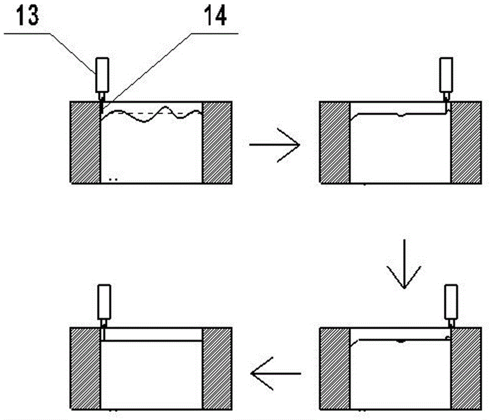 Quantitative powder adding method and device