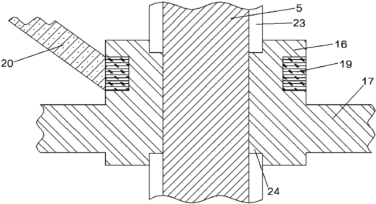 Automatic intermittent feeding stirring apparatus