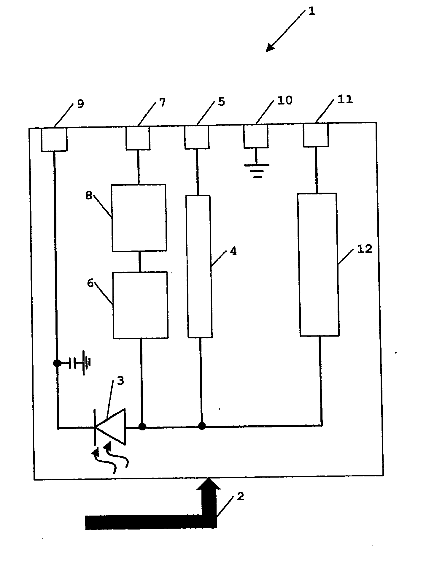 Detection of optical light power