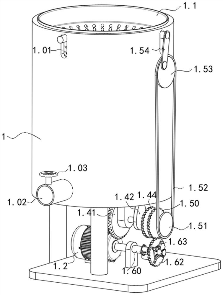 A color masterbatch mixing and feeding device for non-woven fabric production