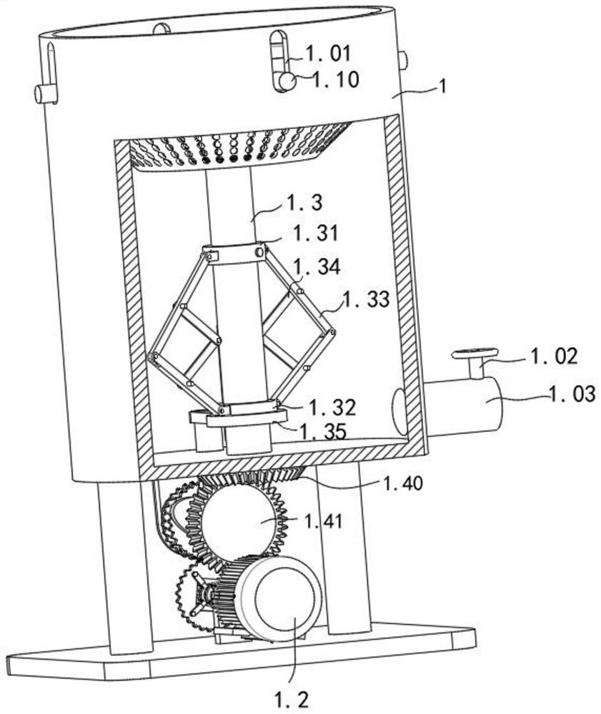 A color masterbatch mixing and feeding device for non-woven fabric production