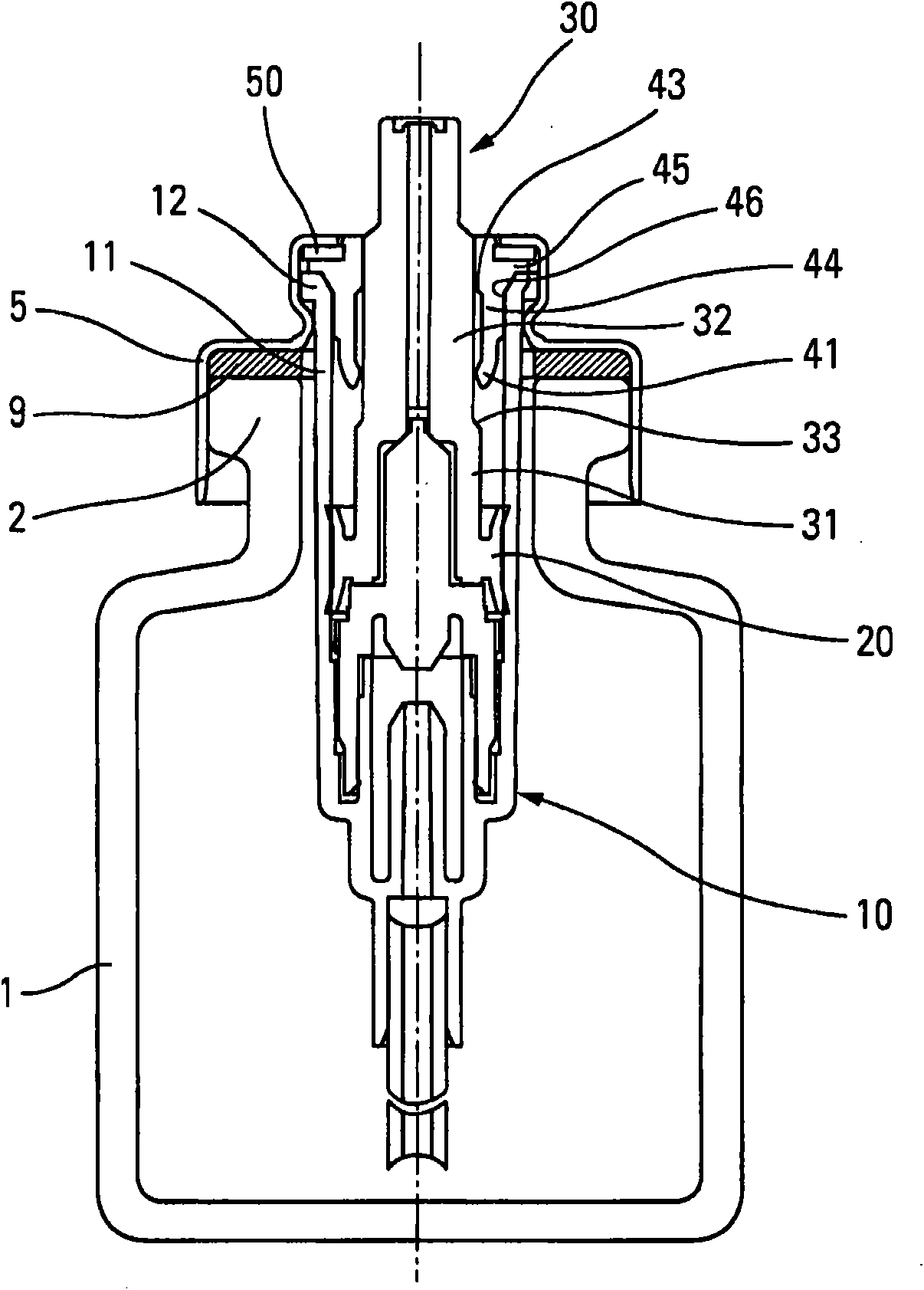 Pump for distributing liquid product and dispenser comprising such a pump