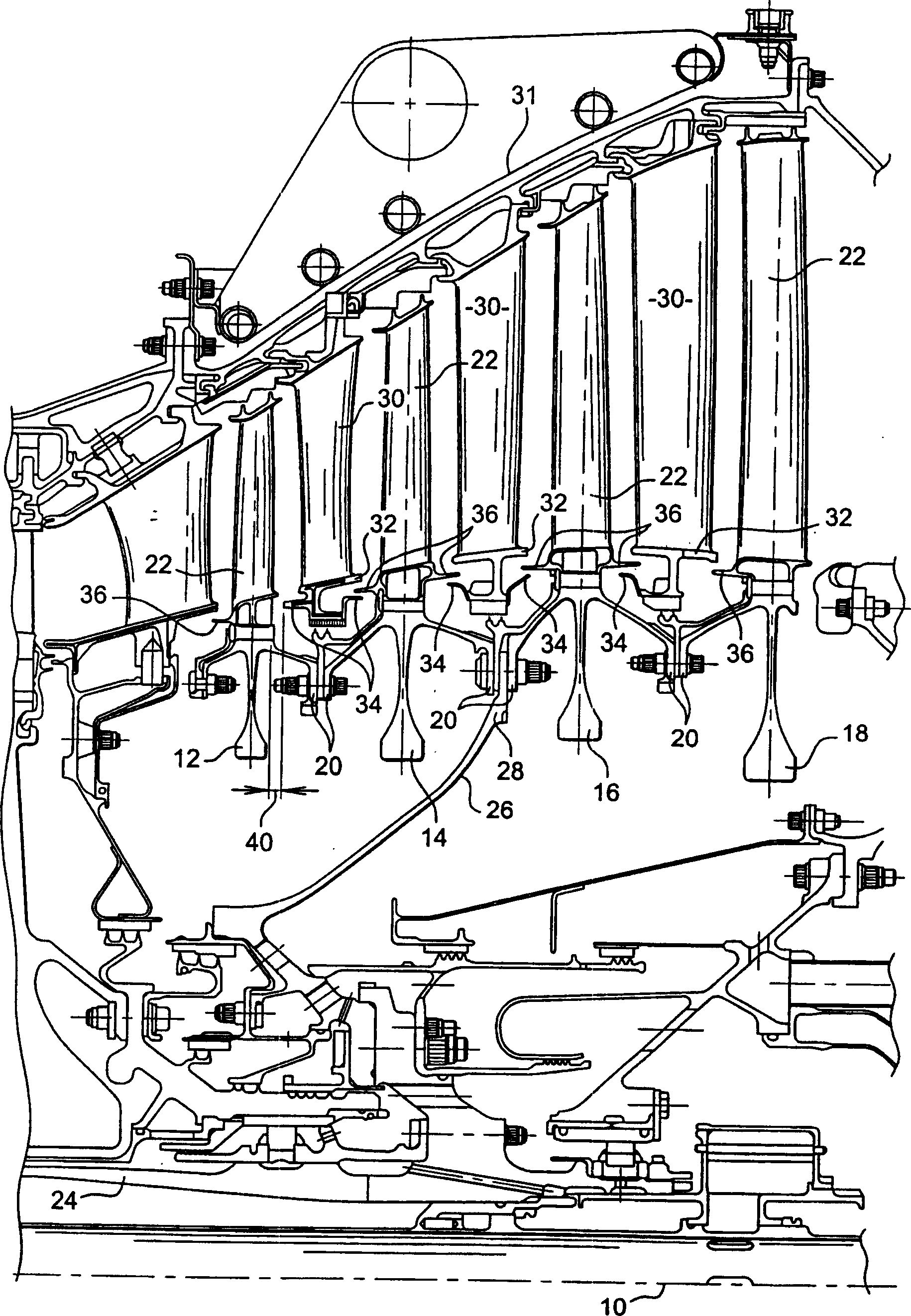 Turbine overspeed limiting device