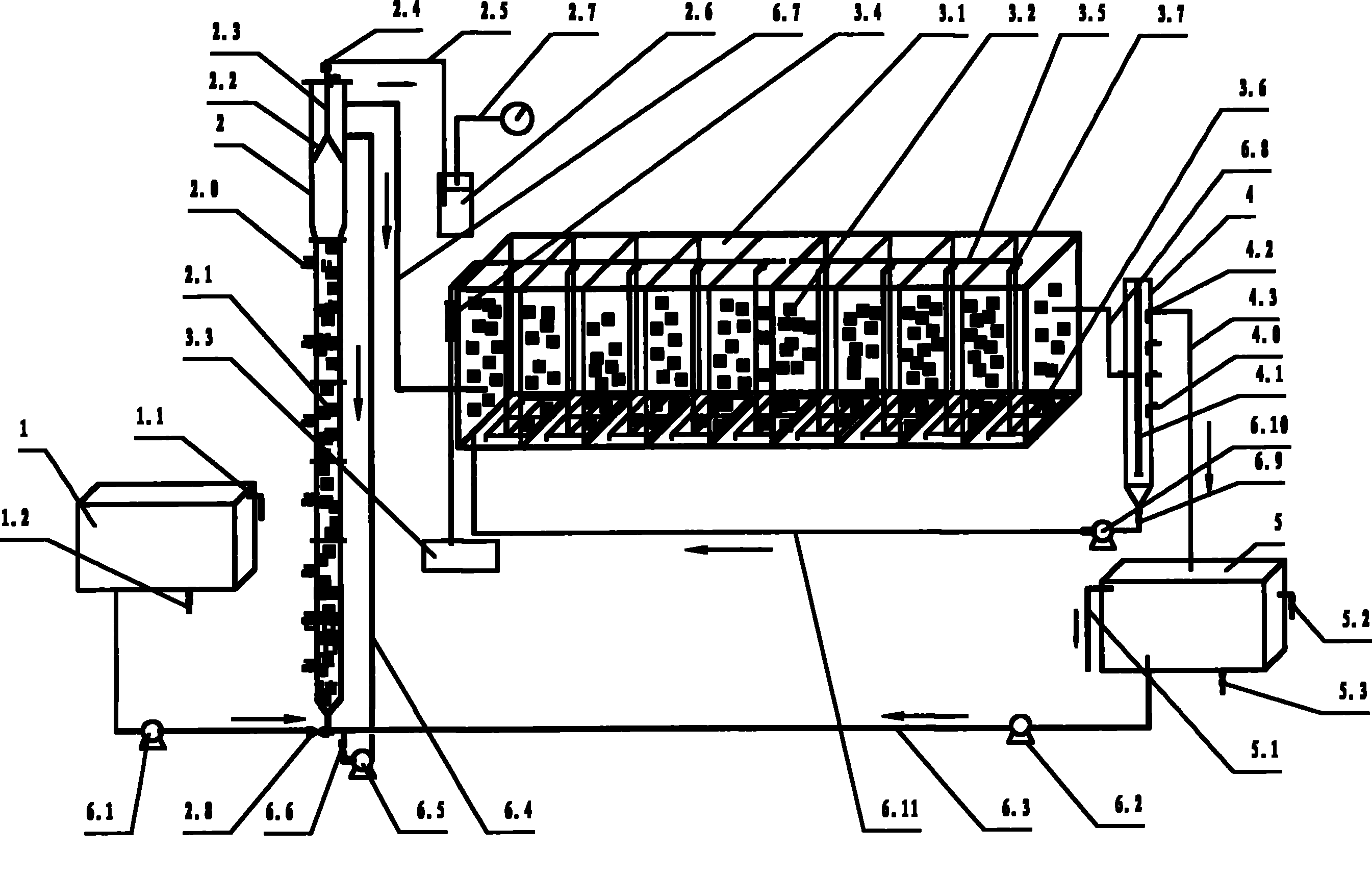 Device and method for realizing shortcut nitrification of sludge digestive fluid by continuous flow suspended carrier