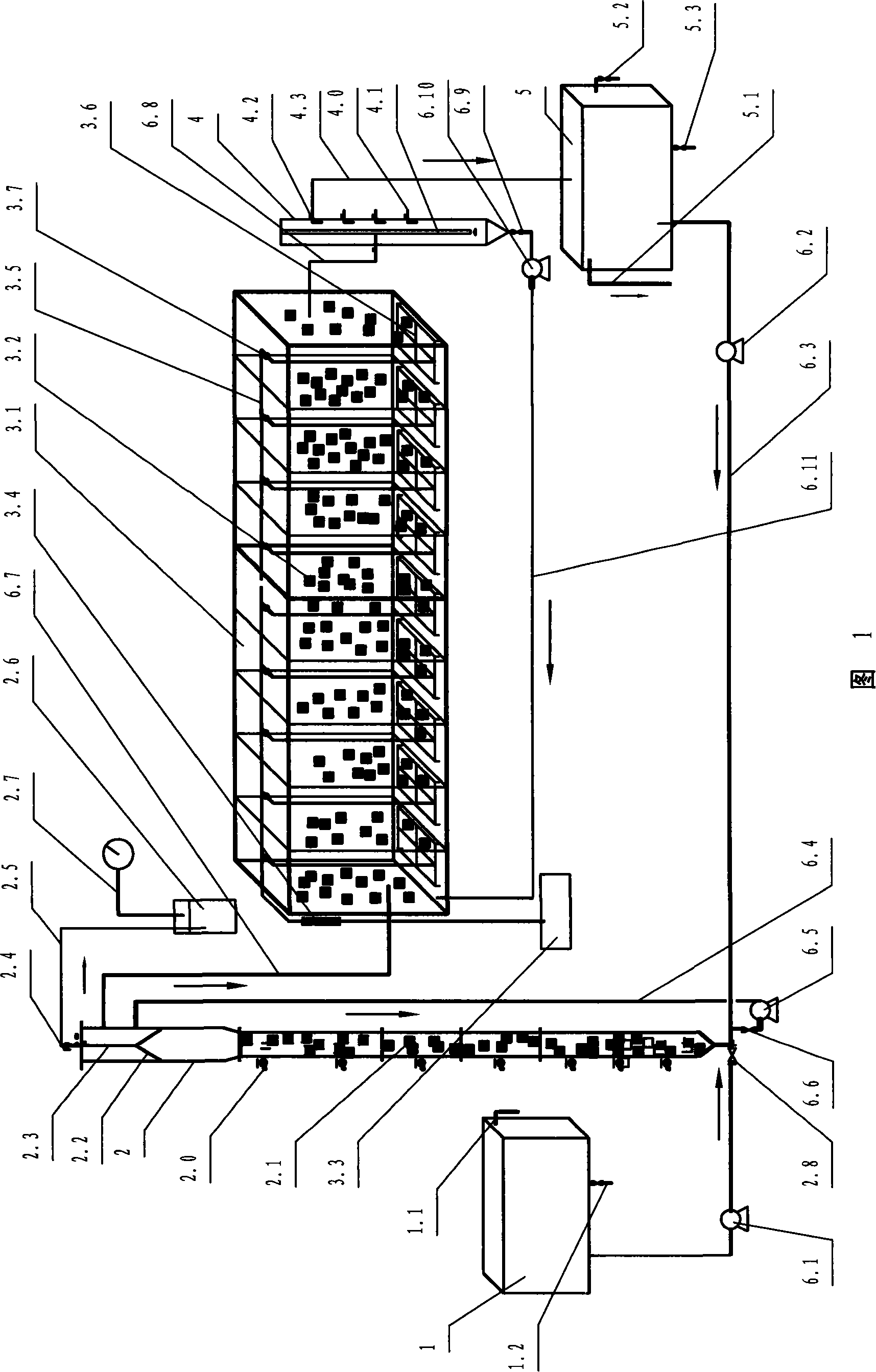 Device and method for realizing shortcut nitrification of sludge digestive fluid by continuous flow suspended carrier