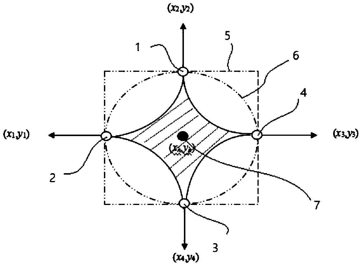 Low-energy-consumption free space optical network repairing method based on reflection characteristics