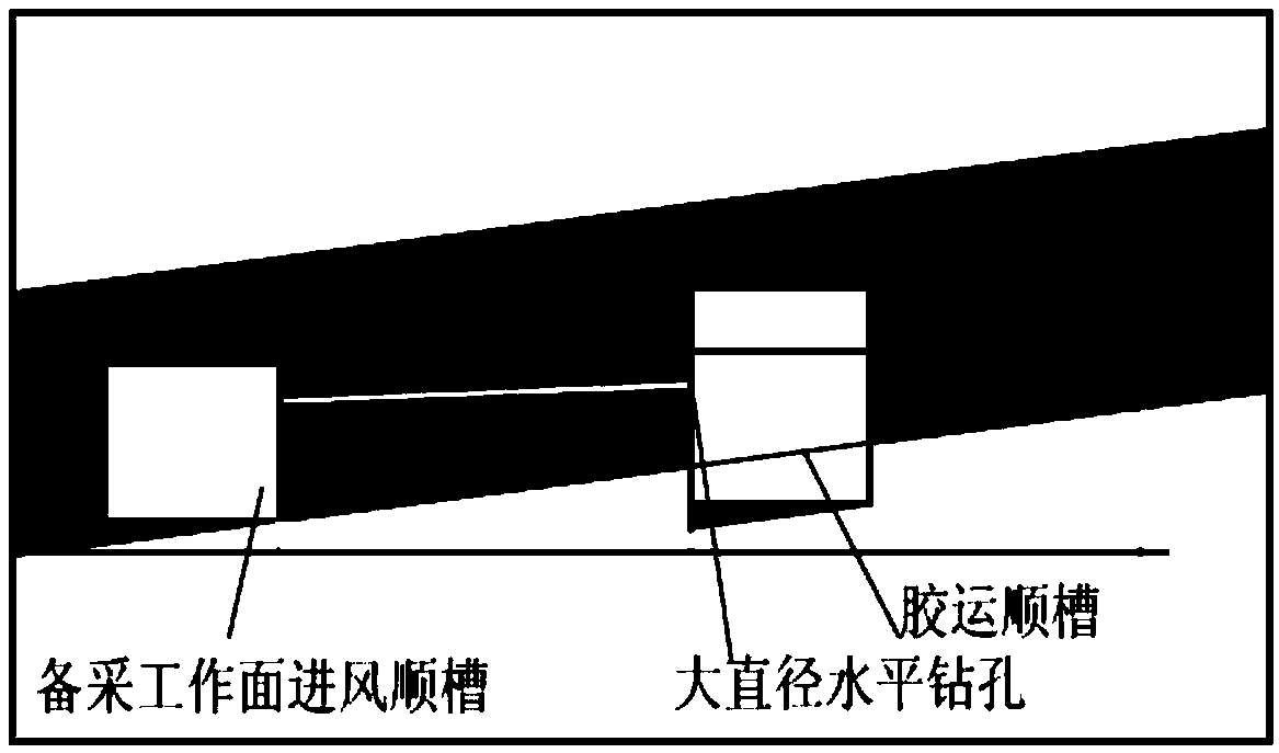 Device and method for large-diameter horizontal borehole bridging goaf gas extraction