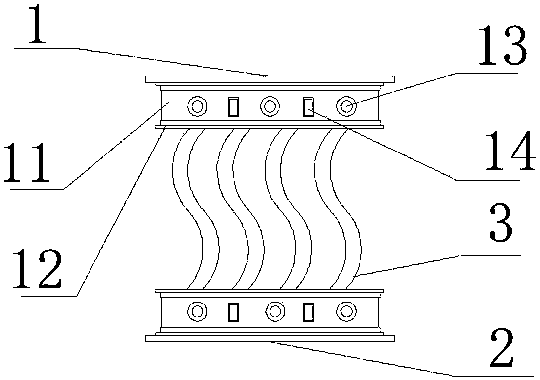 Earthquake-resistance shock-absorption damping device for building