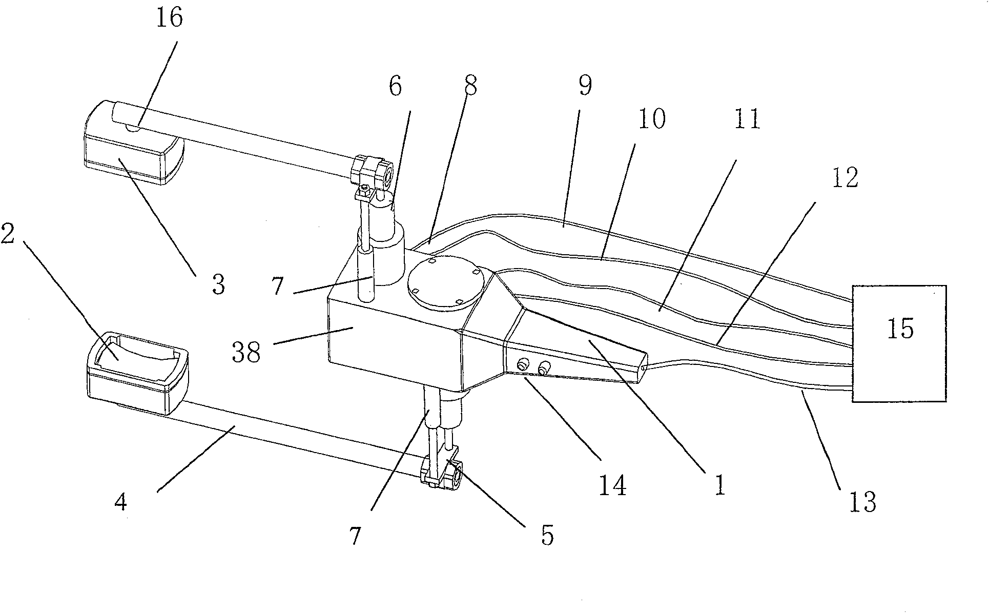 Automatic clamp-on ultrasonic therapeutic device