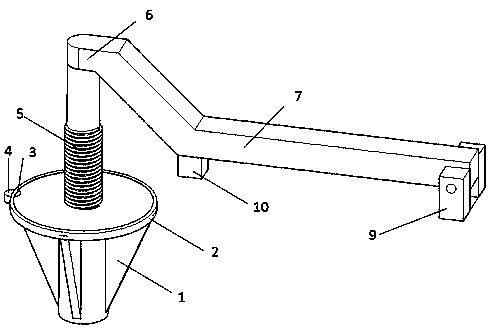 Auxiliary device for reinforcing container body