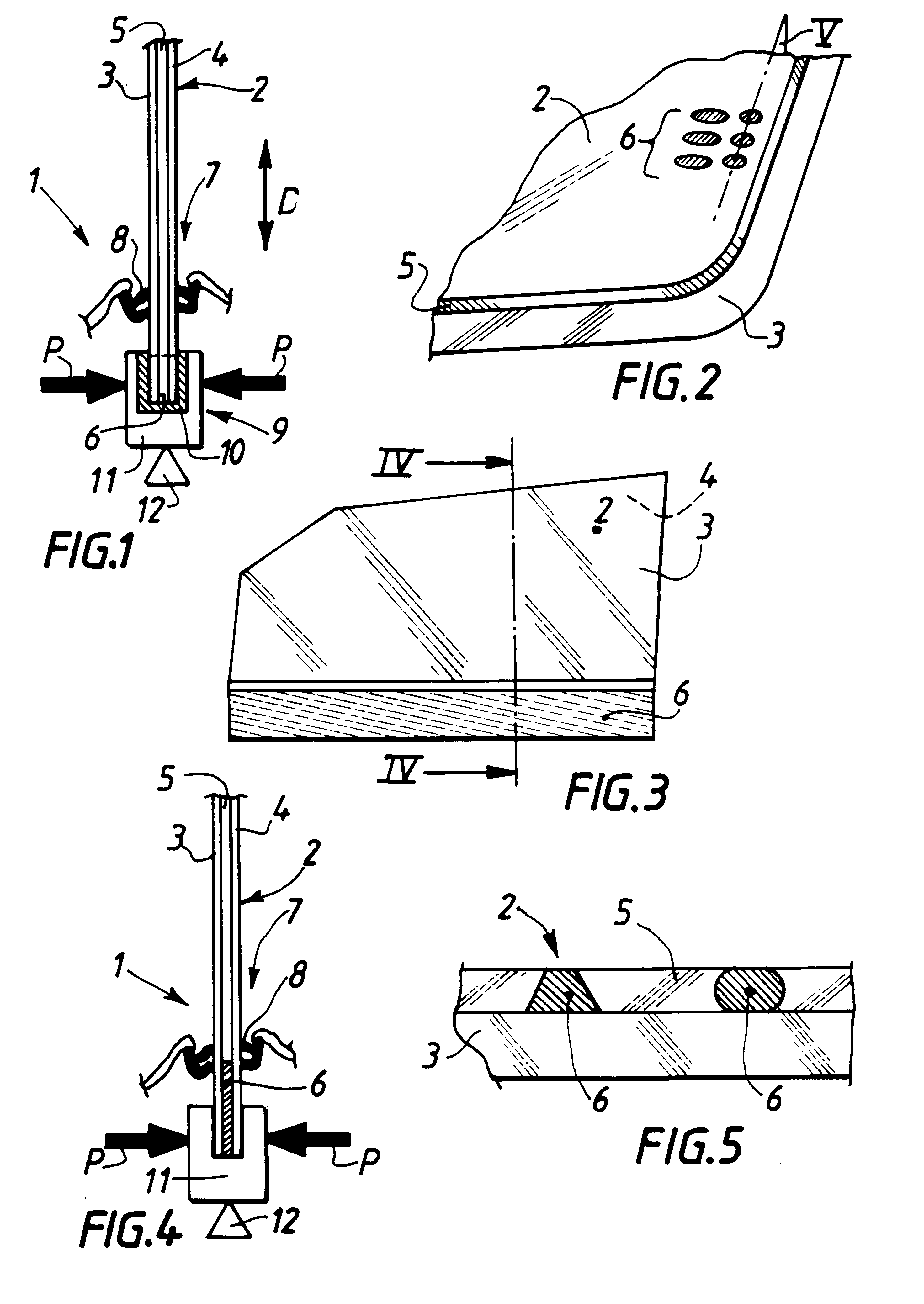 Assembly method and installation, a device assembled thereby, and a unit including the device