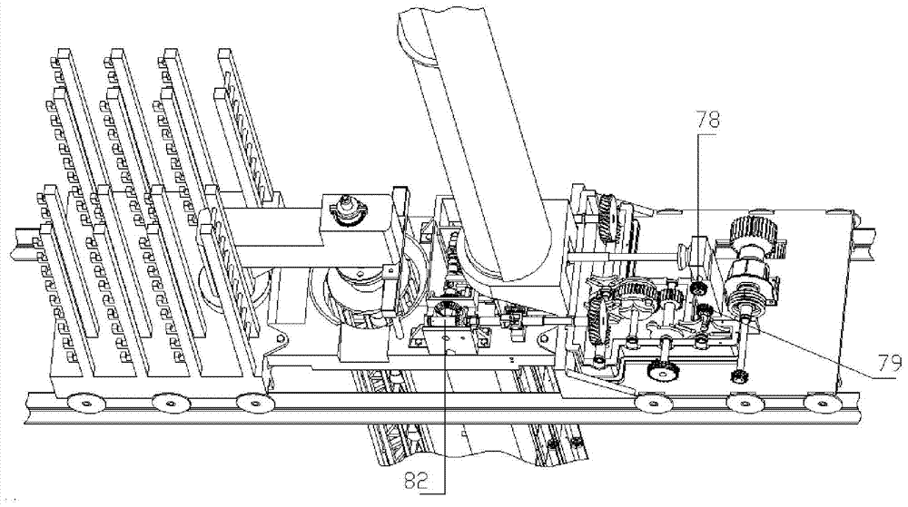 Fully automatic underground reinforcement mesh interweaving machine