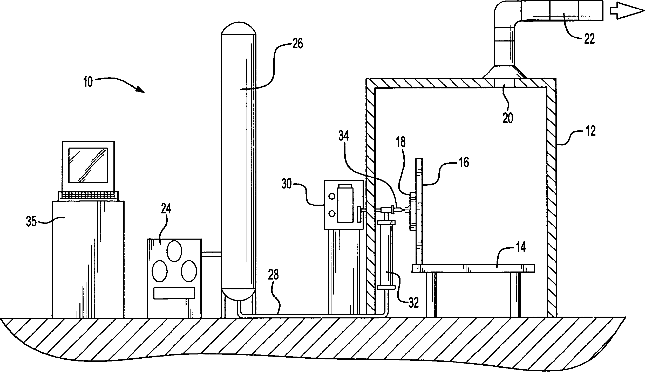 Continuous in-line manufacturing process for high speed coating deposition via kinetic spray process