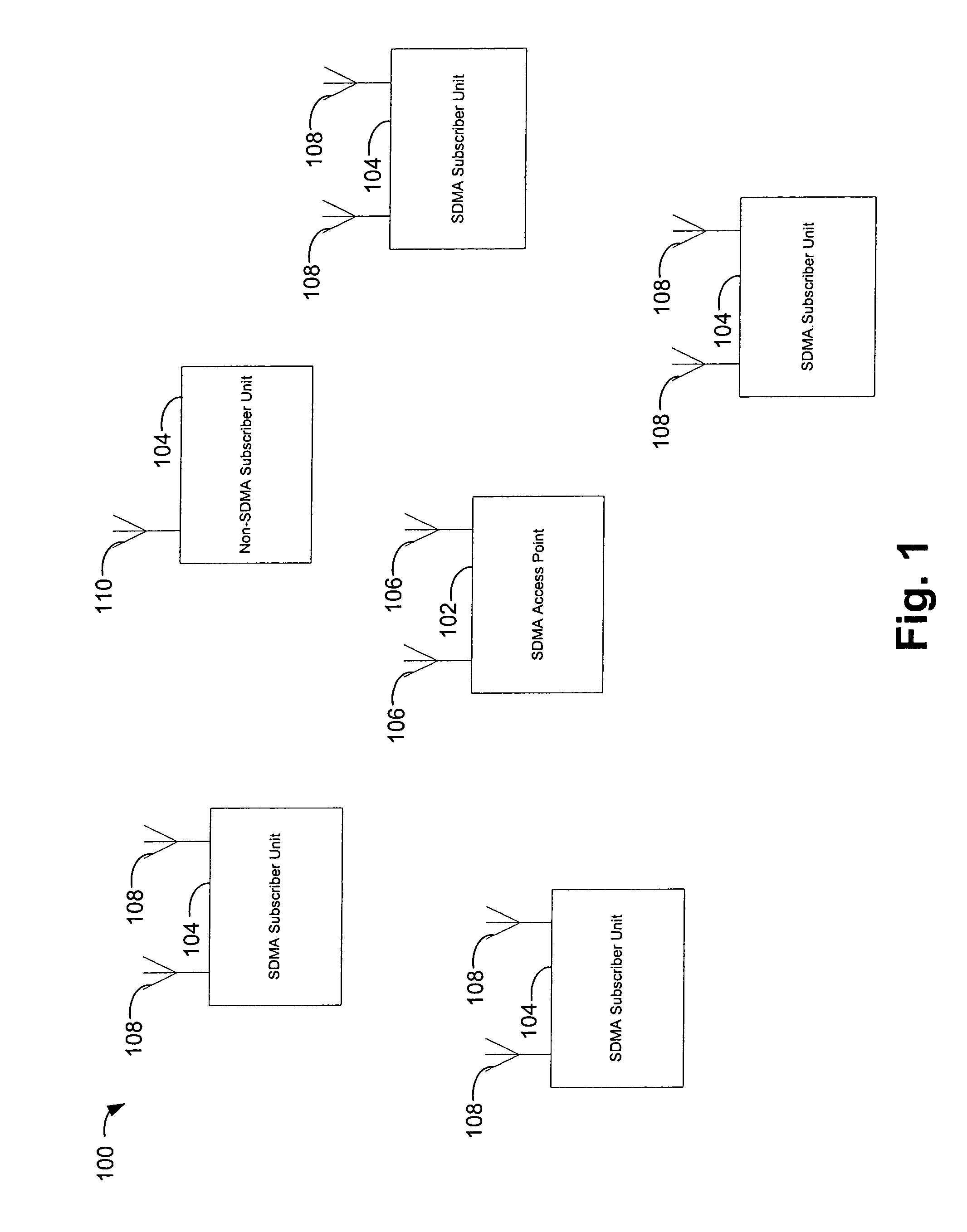 Spatial division multiple access for wireless networks