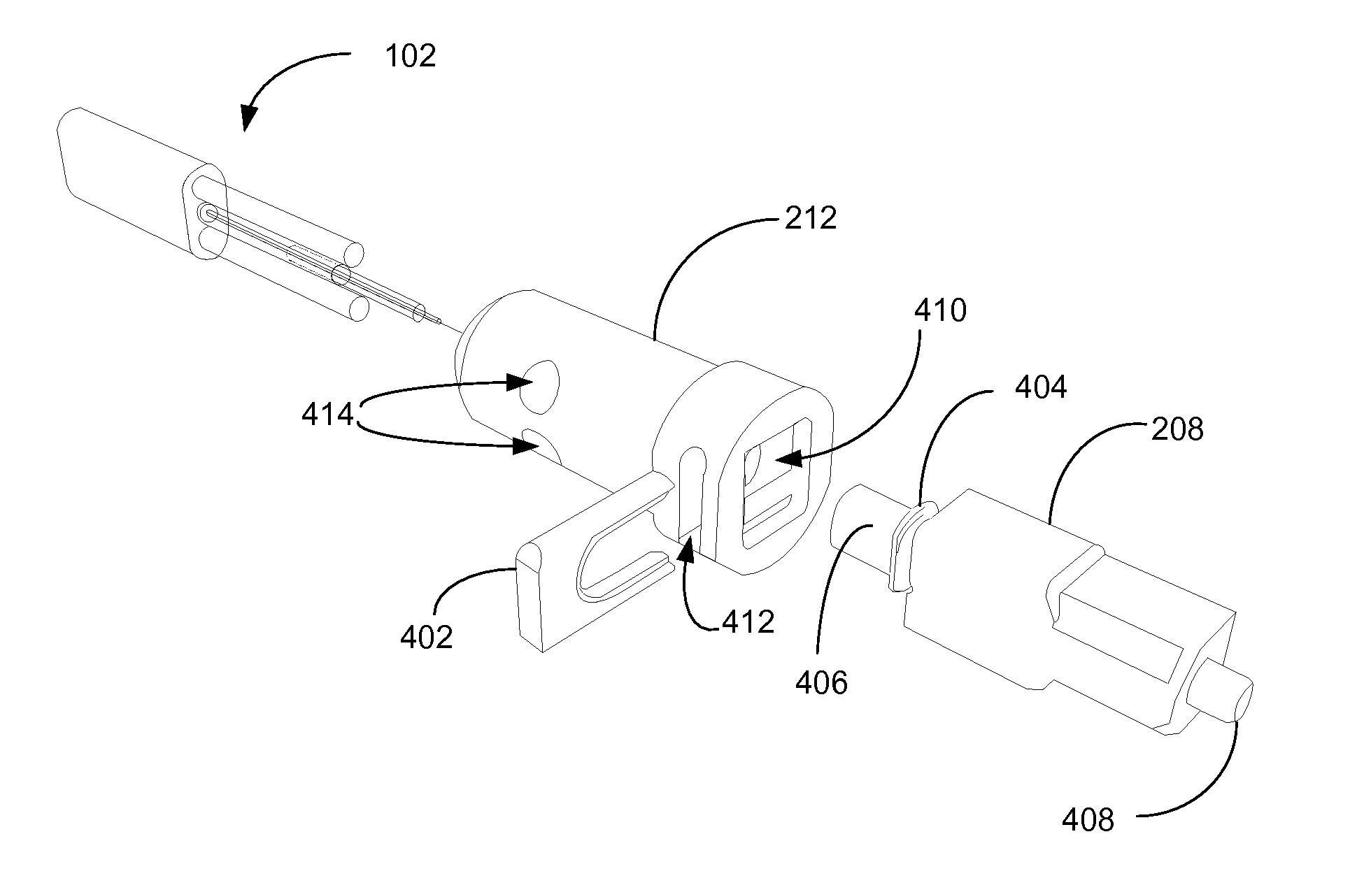 Single-piece cable retention housing for hardened outside plant connector