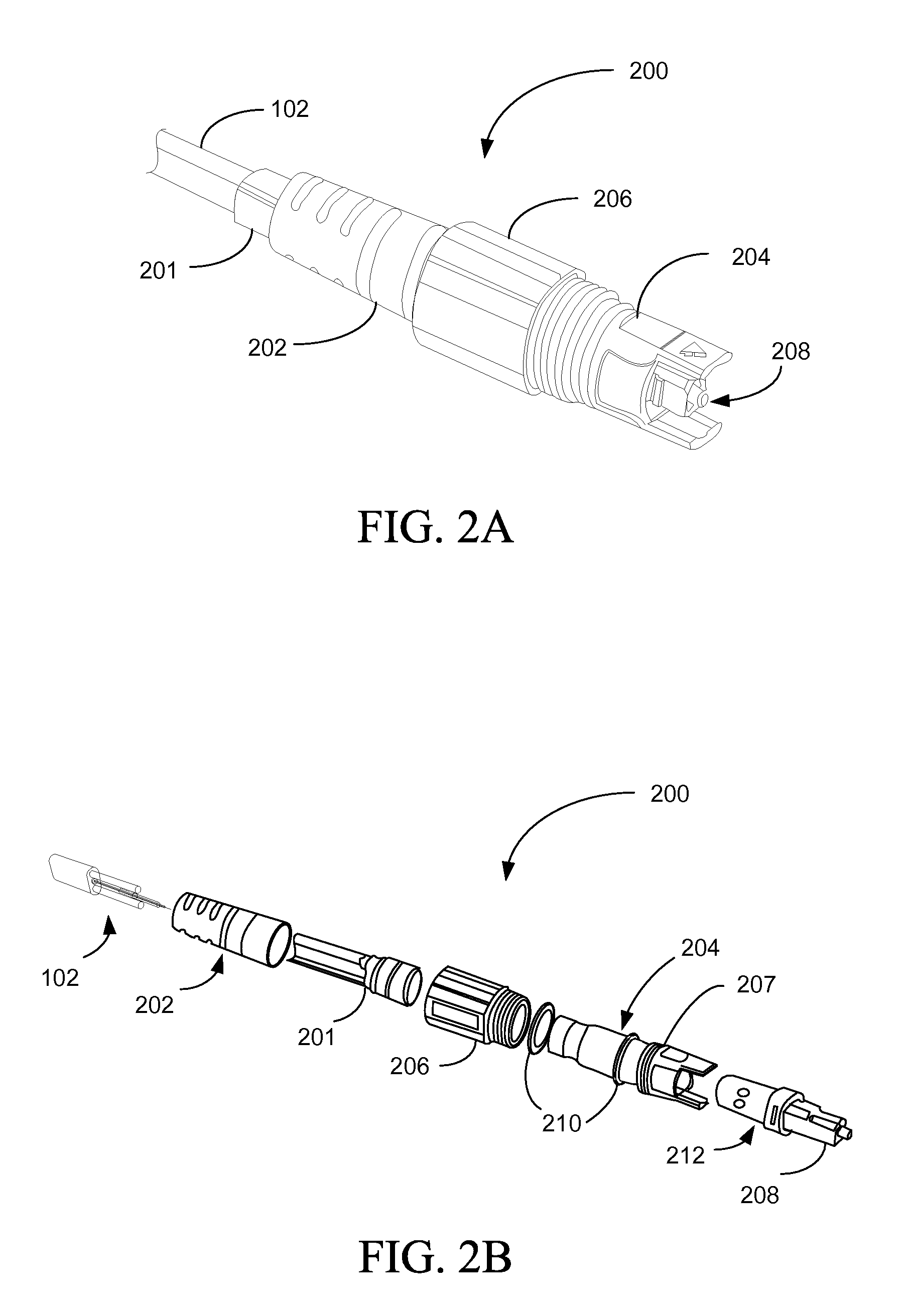 Single-piece cable retention housing for hardened outside plant connector