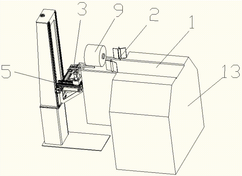 Winding yarn taking device of yarn winding machine