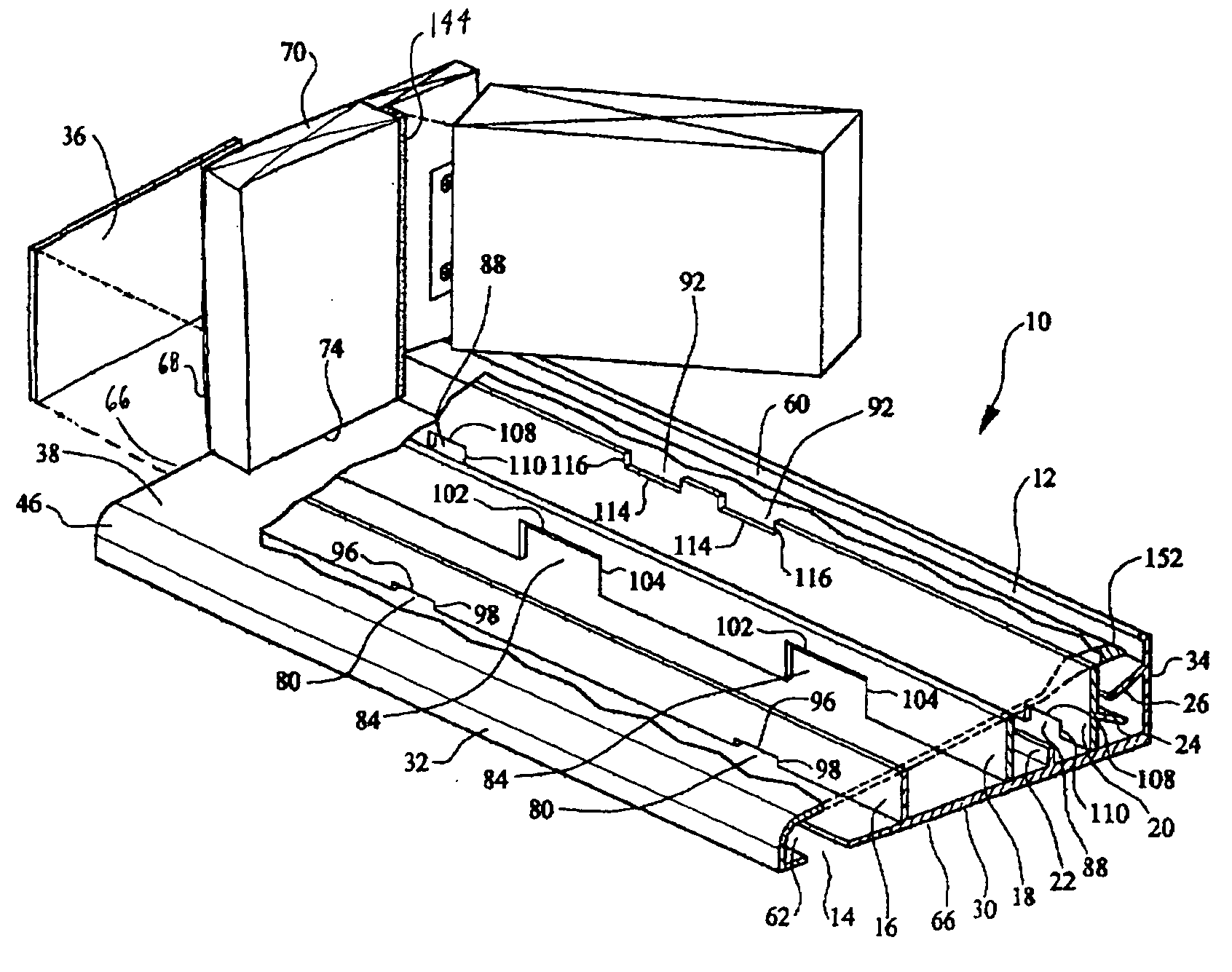 Door threshold water return systems