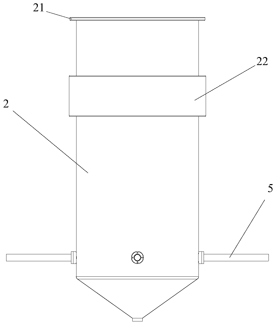 Mixing melting device for preparing modified emulsified asphalt, and use method thereof