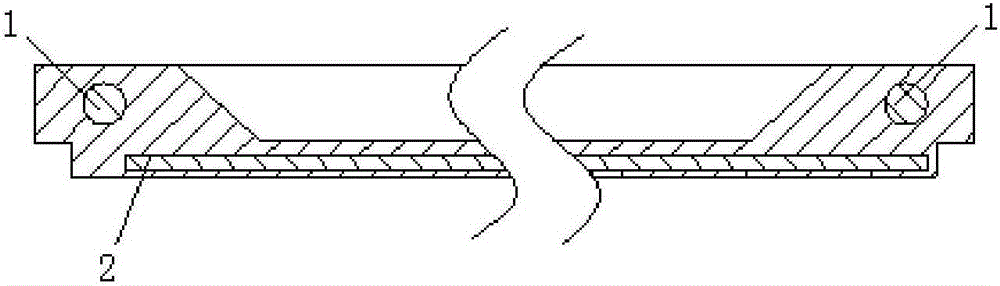 High-crystal, light and high-strength gauge stuff ceiling