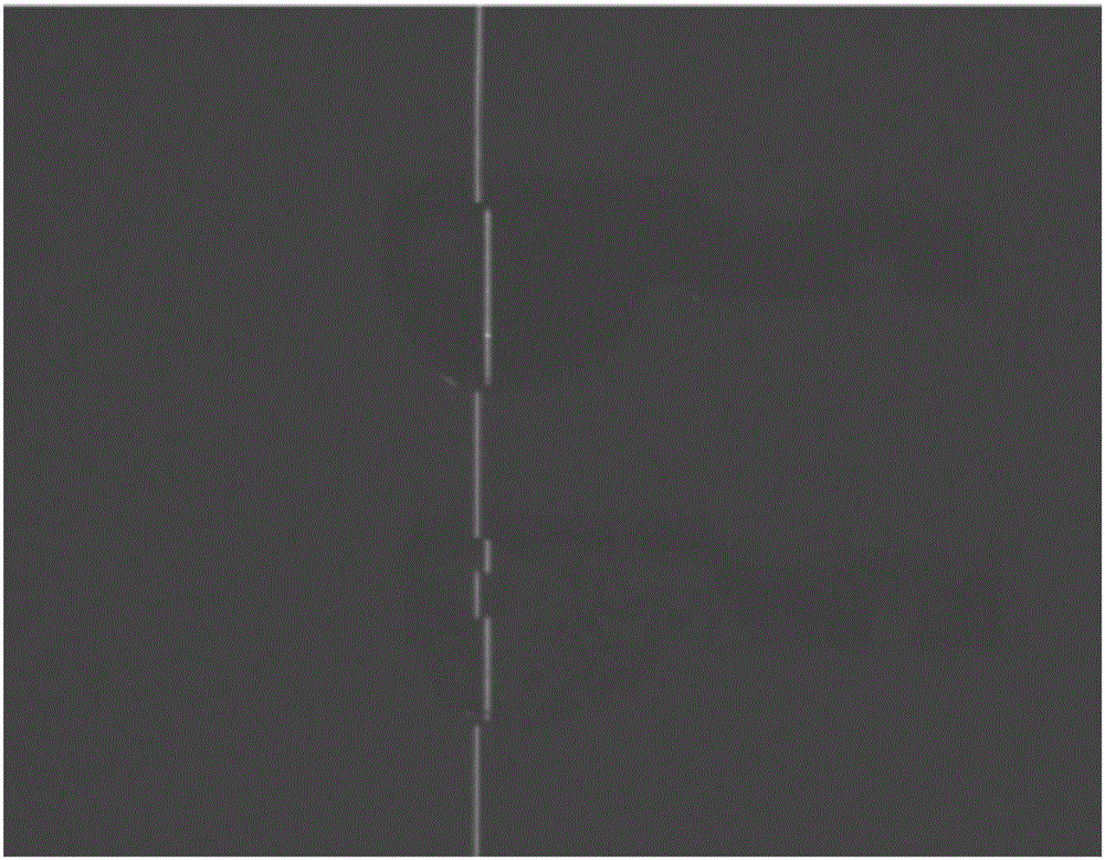 Laser stripe axis extracting method in fitting multiple Gaussian signals