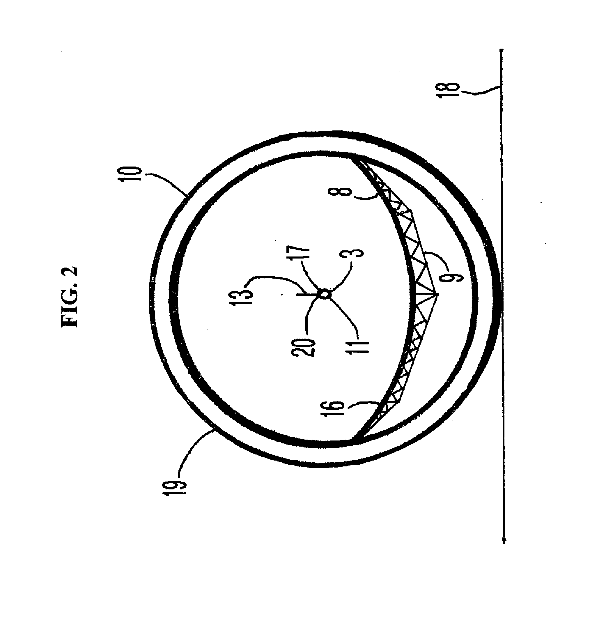 Parabolic Trough Solar Reflector With An Independently Supported Collector Tube