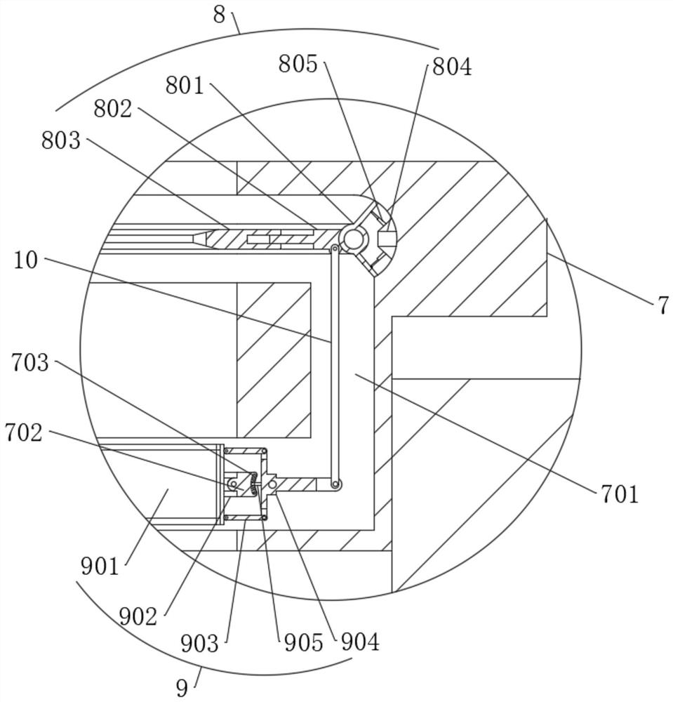 Oil exploitation drill rod fixing device