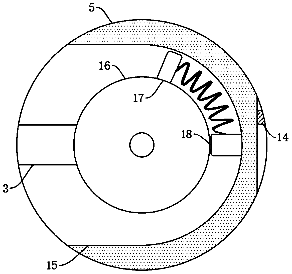 Intelligent agricultural wind-powered self-swinging farmland bird dispelling device