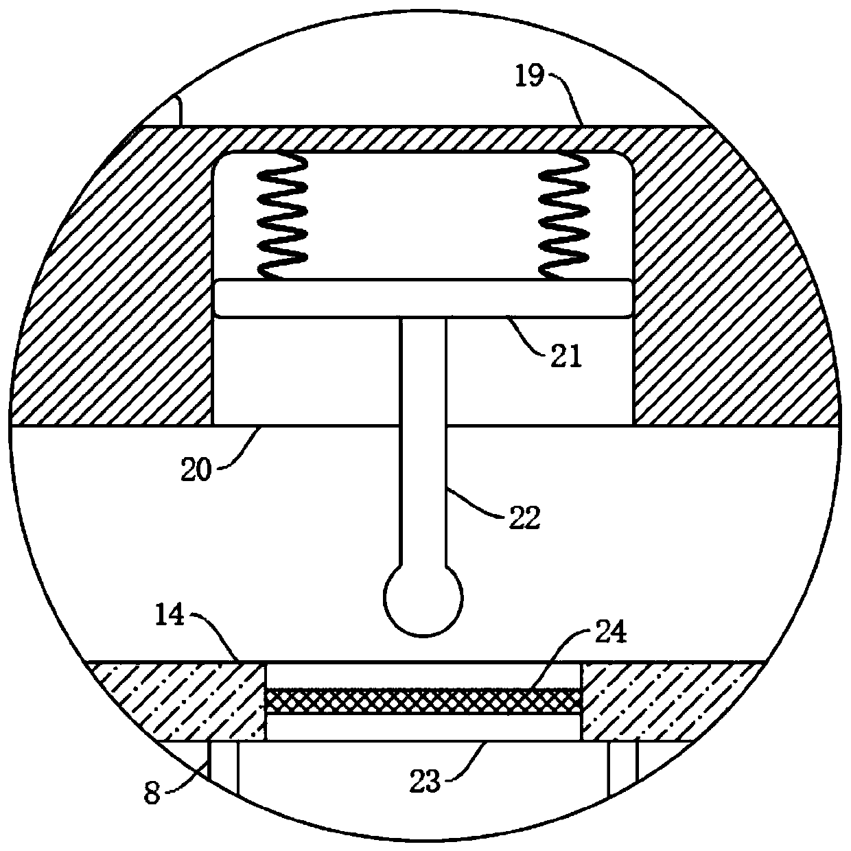 Intelligent agricultural wind-powered self-swinging farmland bird dispelling device