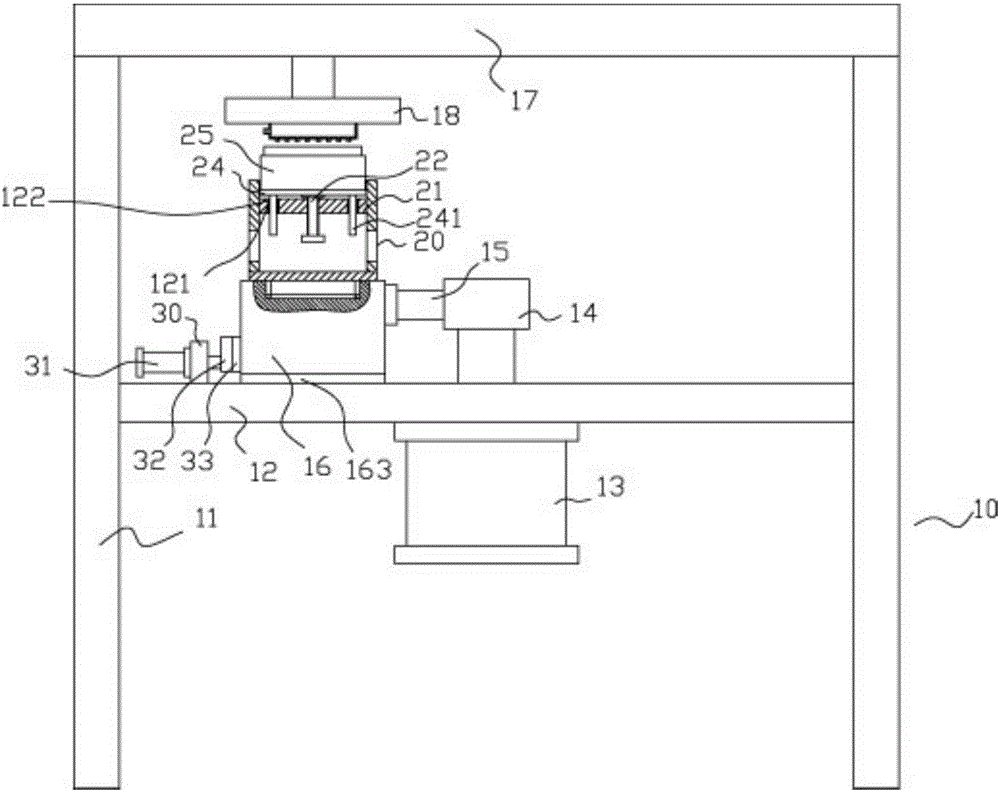 Rotating adjustable cake coating mechanism